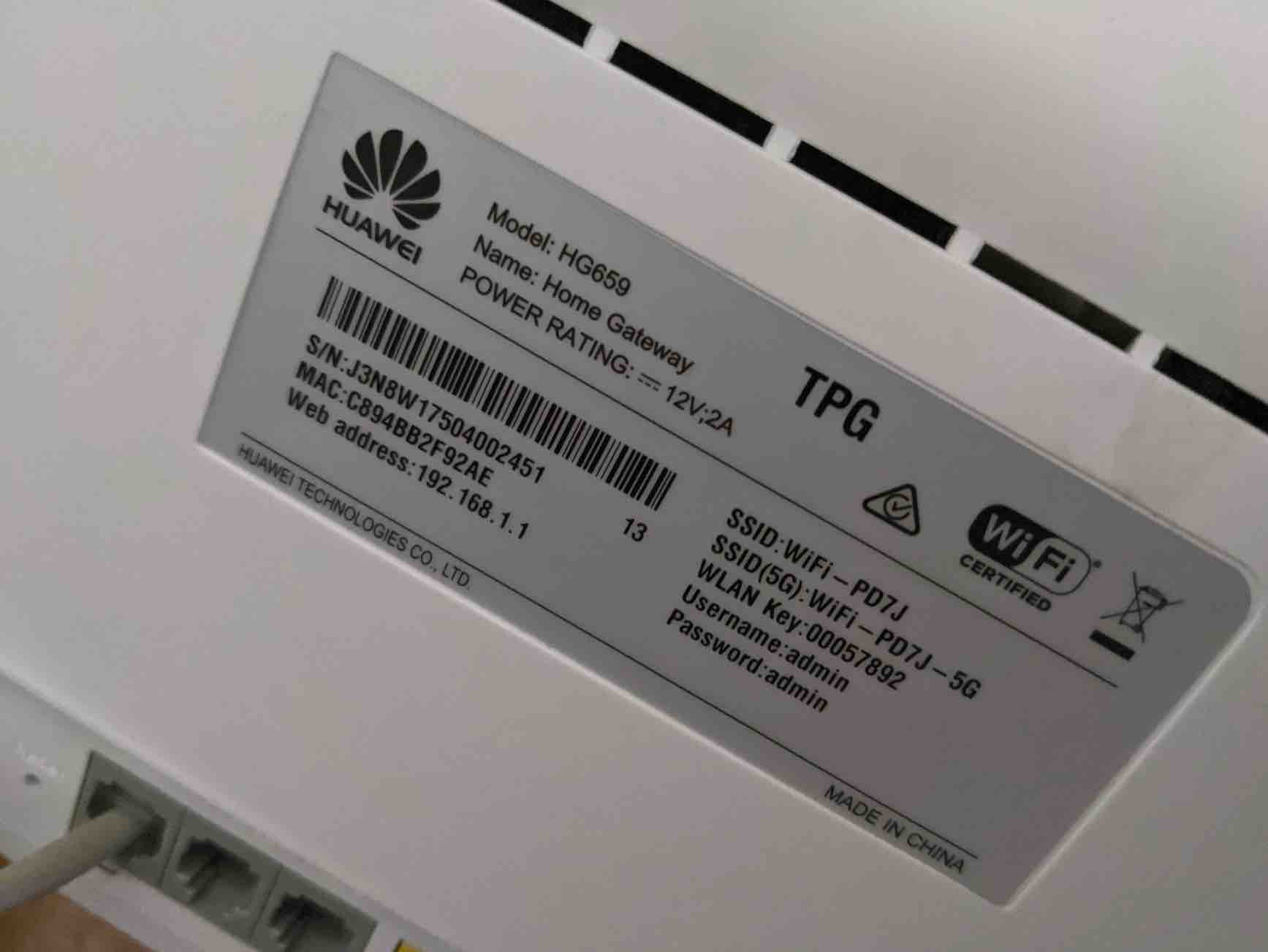 Upgrading Firmware for HUAWEI HG659