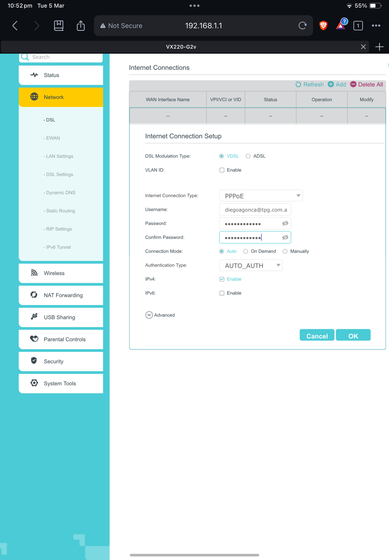 Solved NO INTERNET CONNECTION THROUGH NBN FOR 1 MONTH TK